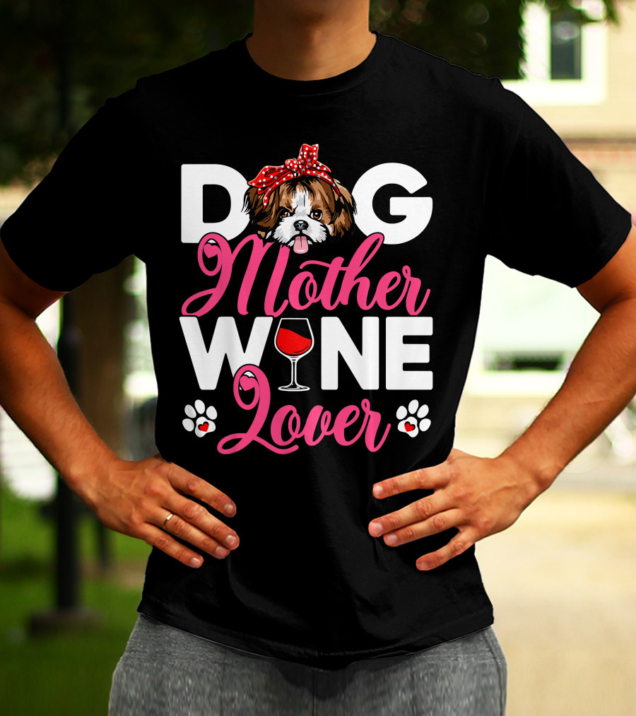 Cute Shih Tzu Dog Mother Lover T-Shirt