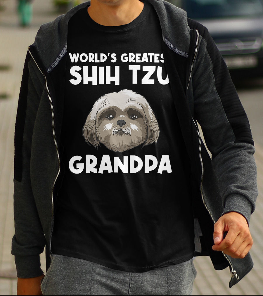 World's Greatest Shih Tzu Grandpa T-Shirt