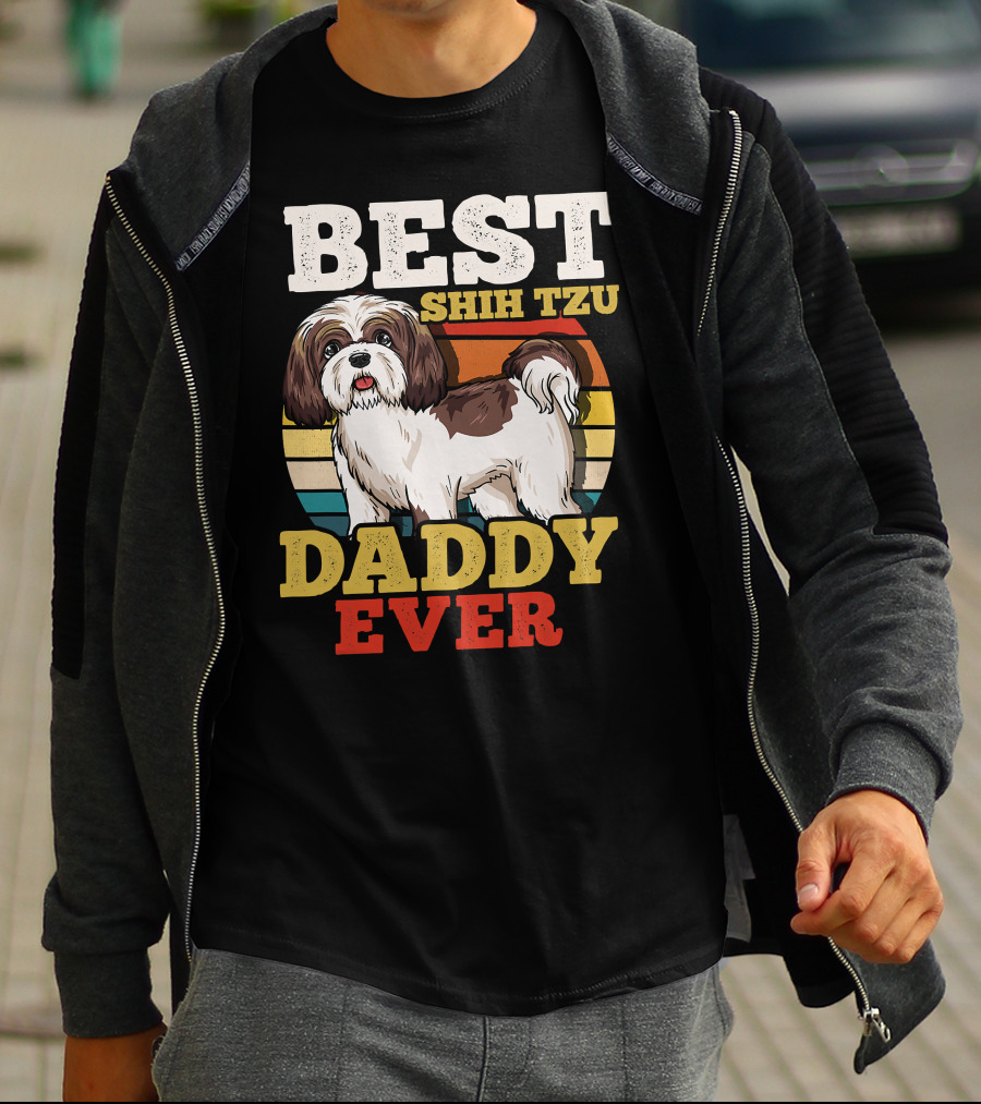 Best Shih Tzu Daddy Ever T-Shirt