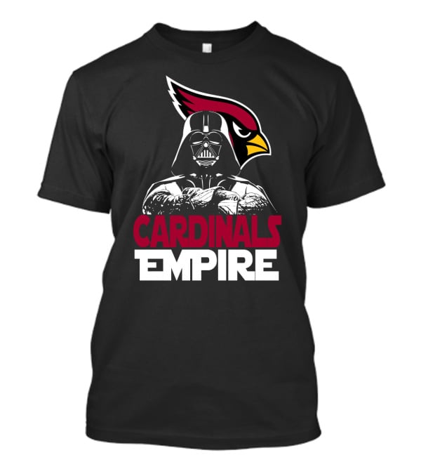 Arizona Cardinals Empire Darth Vader Crossover T-Shirt