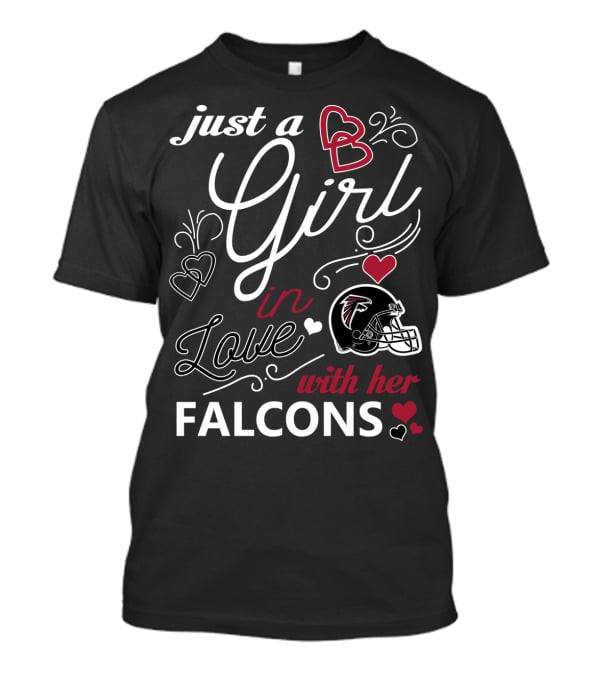Just A Girl In Love With Her Falcons T-Shirt