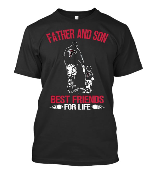 Father And Son Atlanta Falcons Best Friends For Life T-Shirt