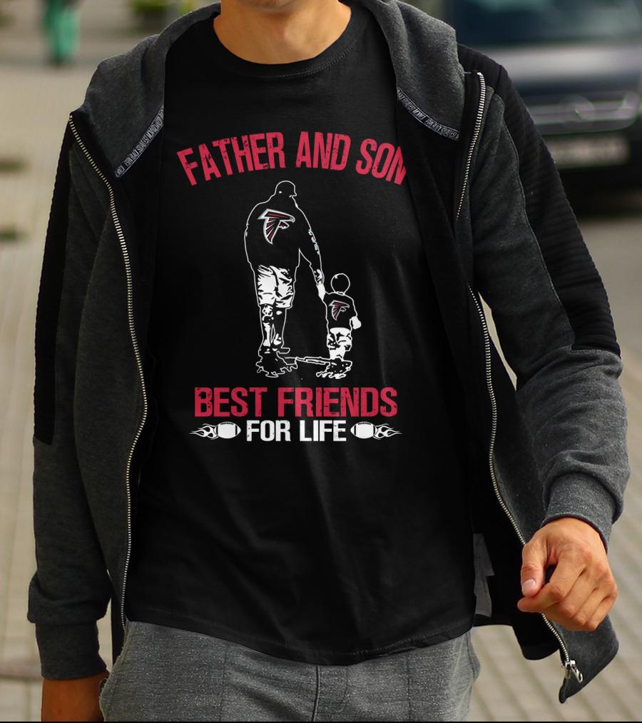 Father And Son Atlanta Falcons Best Friends For Life T-Shirt