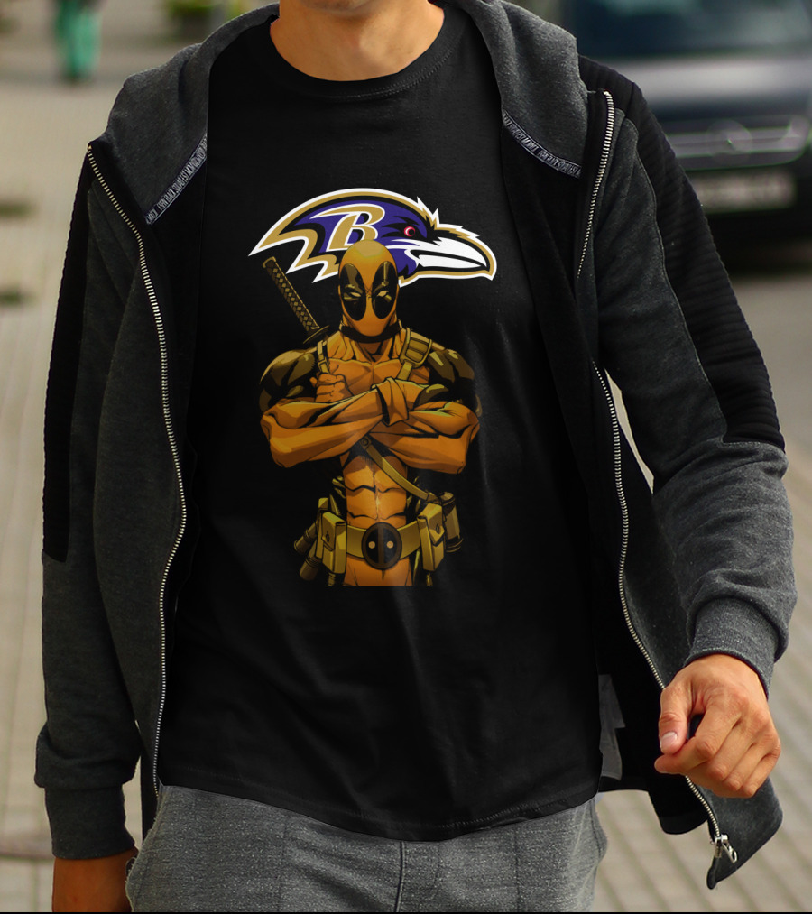 Baltimore Ravens Character Crossover T-Shirt