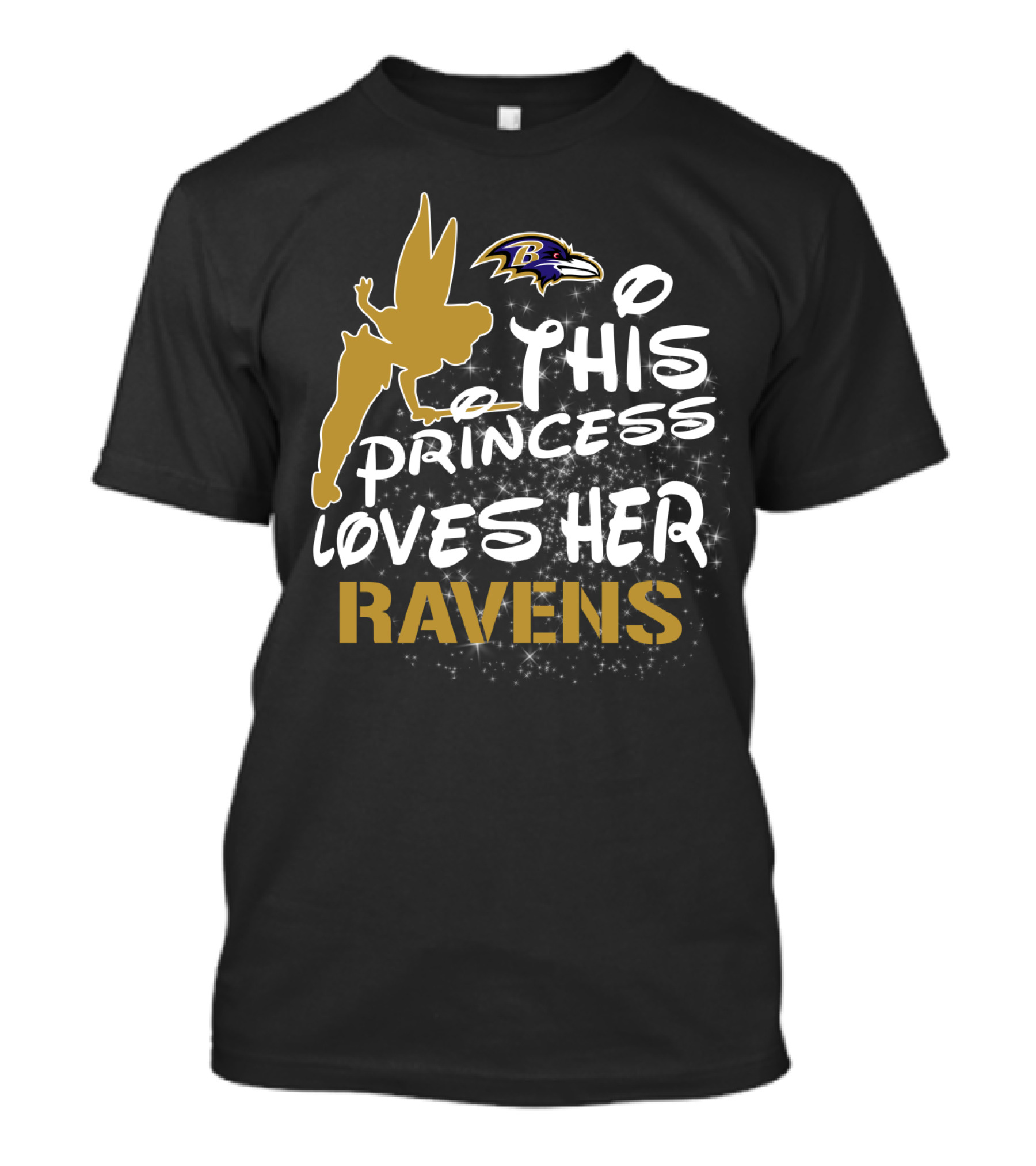 Baltimore Ravens This Princess Loves Her Ravens T-Shirt