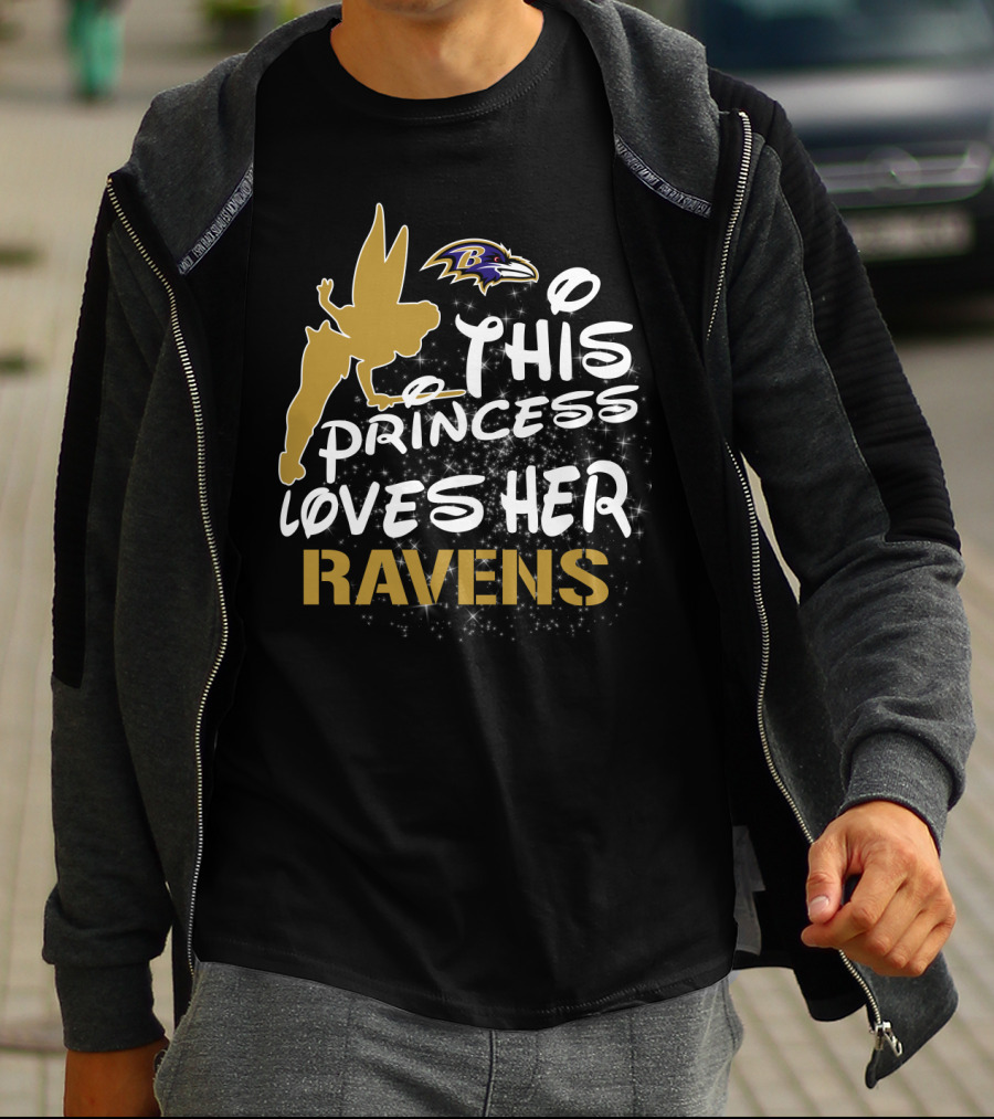 Baltimore Ravens This Princess Loves Her Ravens T-Shirt