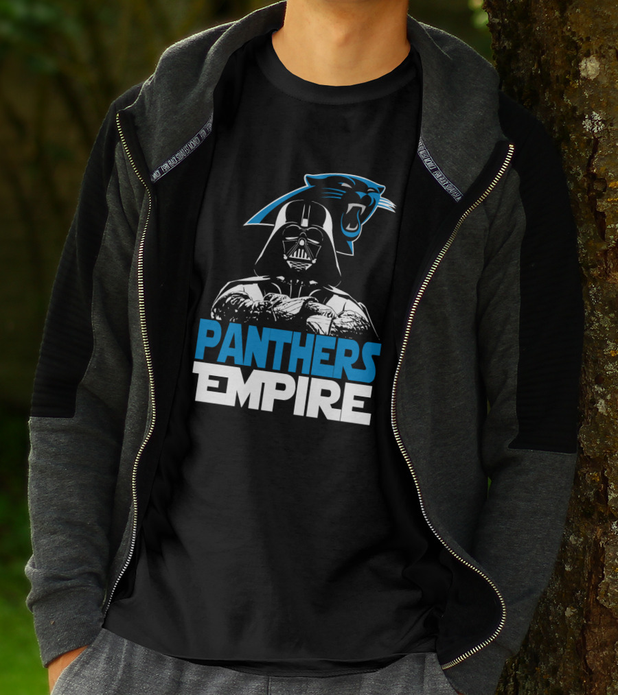 Panthers Empire Carolina Panthers Darth Vader T-Shirt
