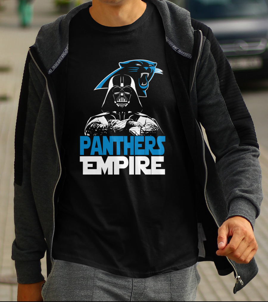 Panthers Empire Carolina Panthers Darth Vader T-Shirt