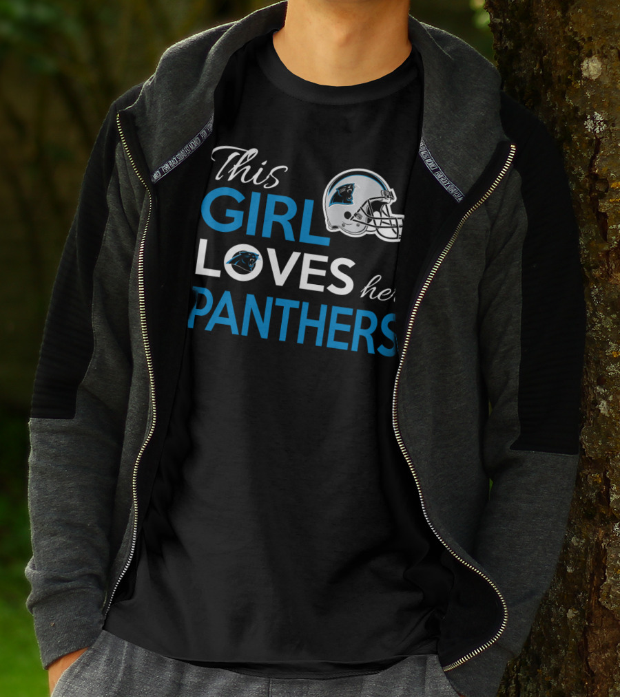 This Girl Loves Her Carolina Panthers T-Shirt