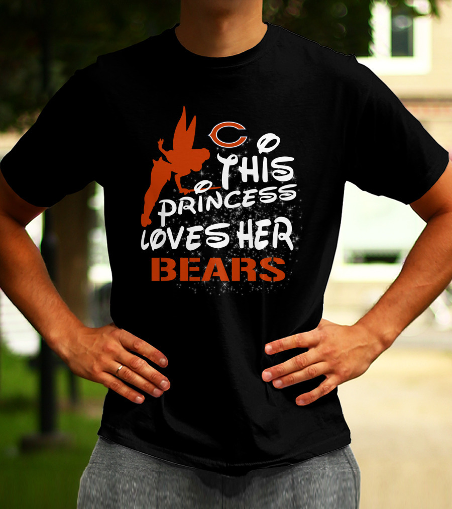 This Princess Loves Her Chicago Bears T-Shirt