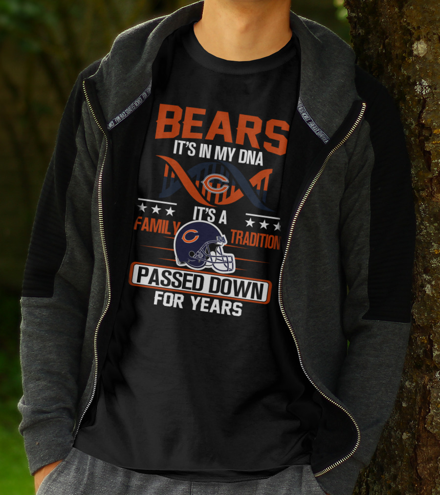 Bears It's In My Dna Family Tradition Passed Down For Years T-Shirt