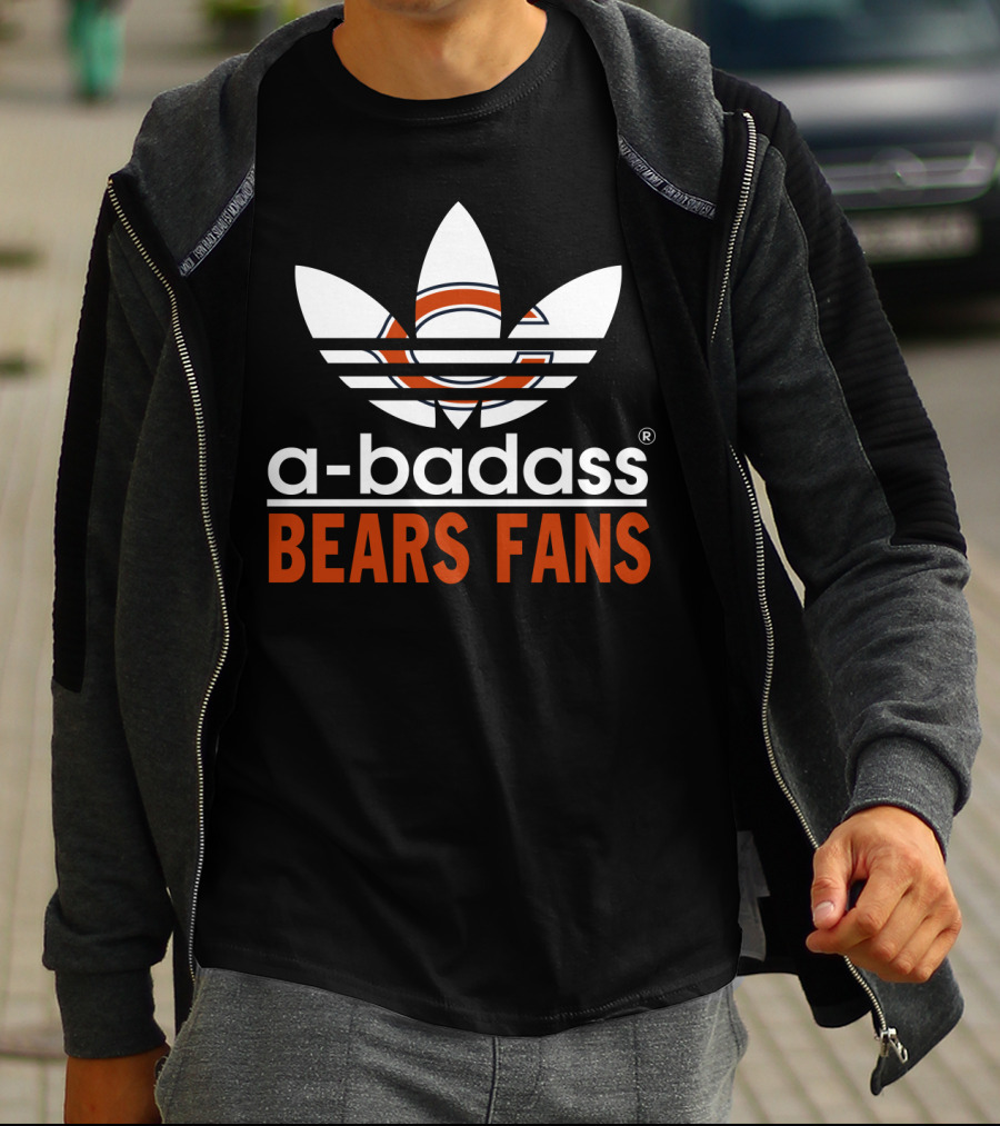 A-Badass Bears Fans T-Shirt