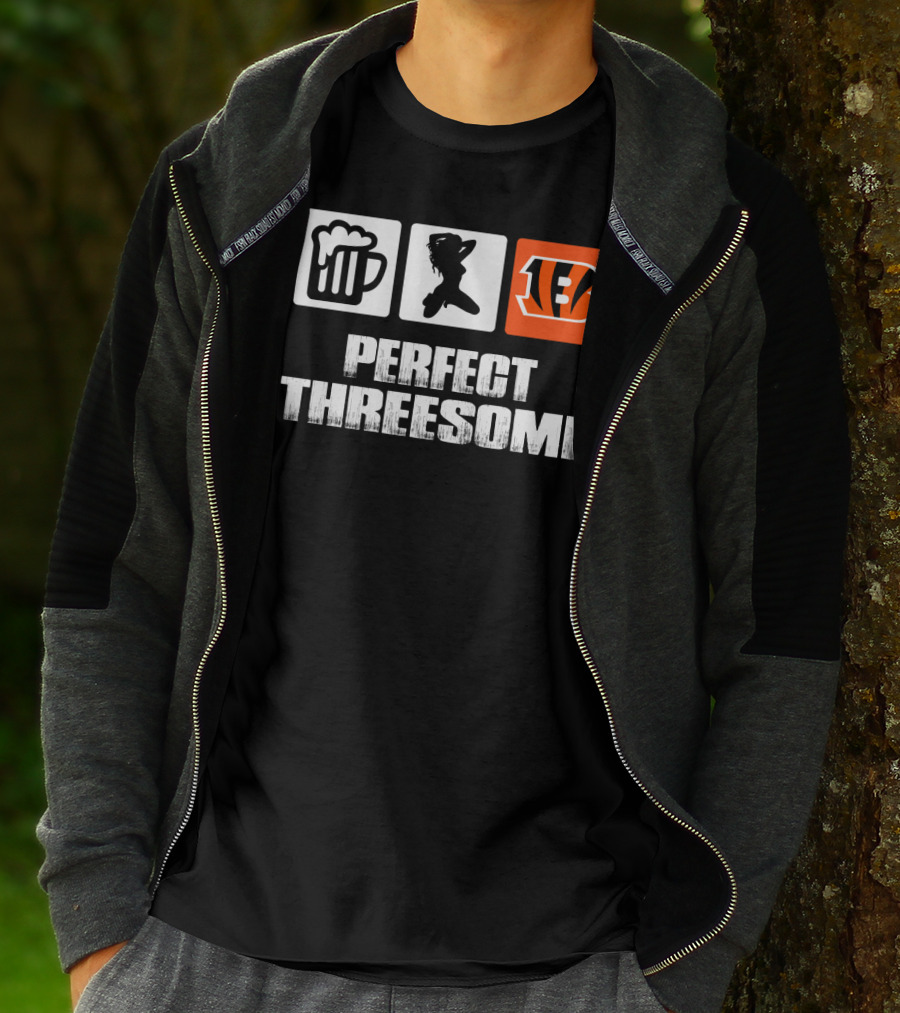 Beer Dance Cincinnati Bengals Perfect Threesome T-Shirt