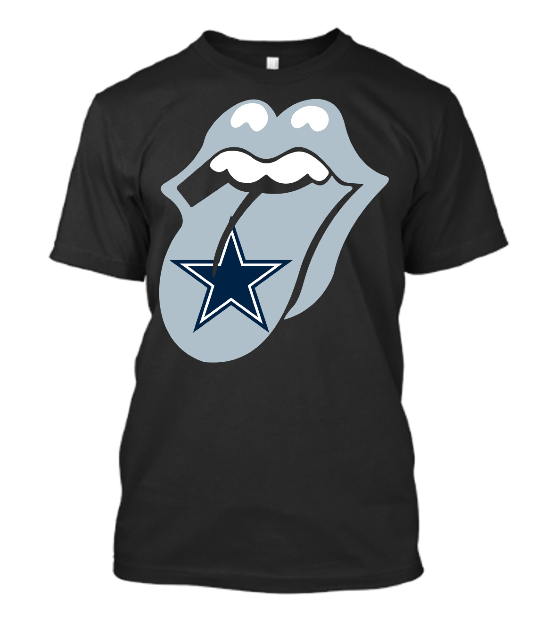 Dallas Cowboys Star With Tongue T-Shirt