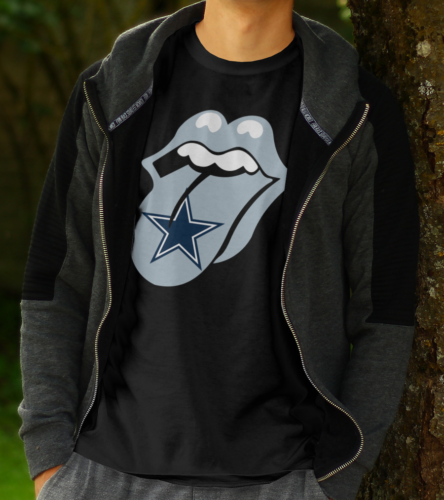 Dallas Cowboys Star With Tongue T-Shirt