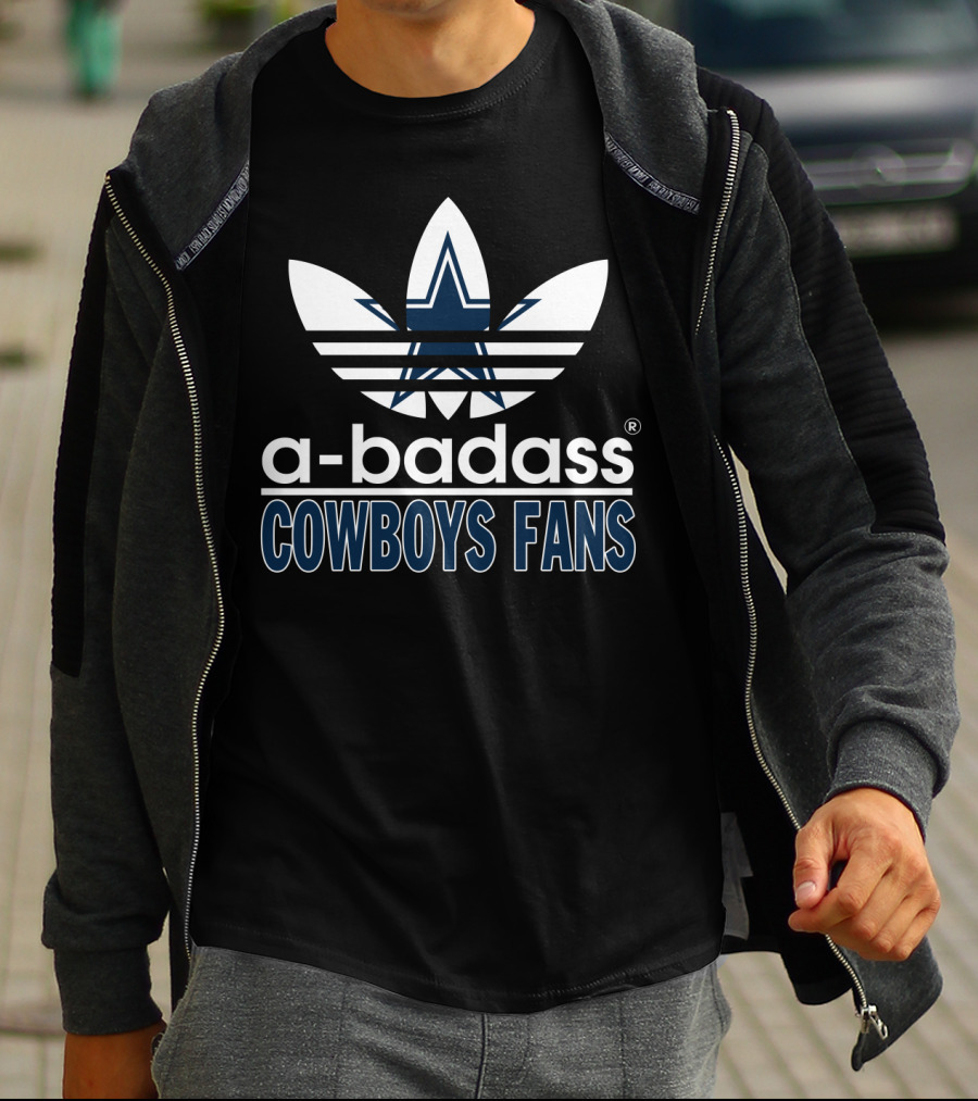 A-Badass Cowboys Fans T-Shirt