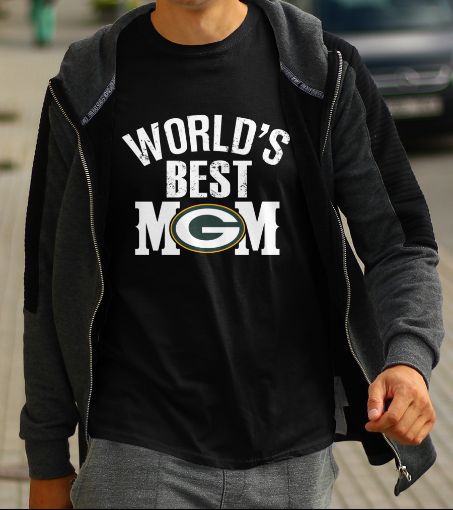 World's Best Mom Green Bay Packers T-Shirt