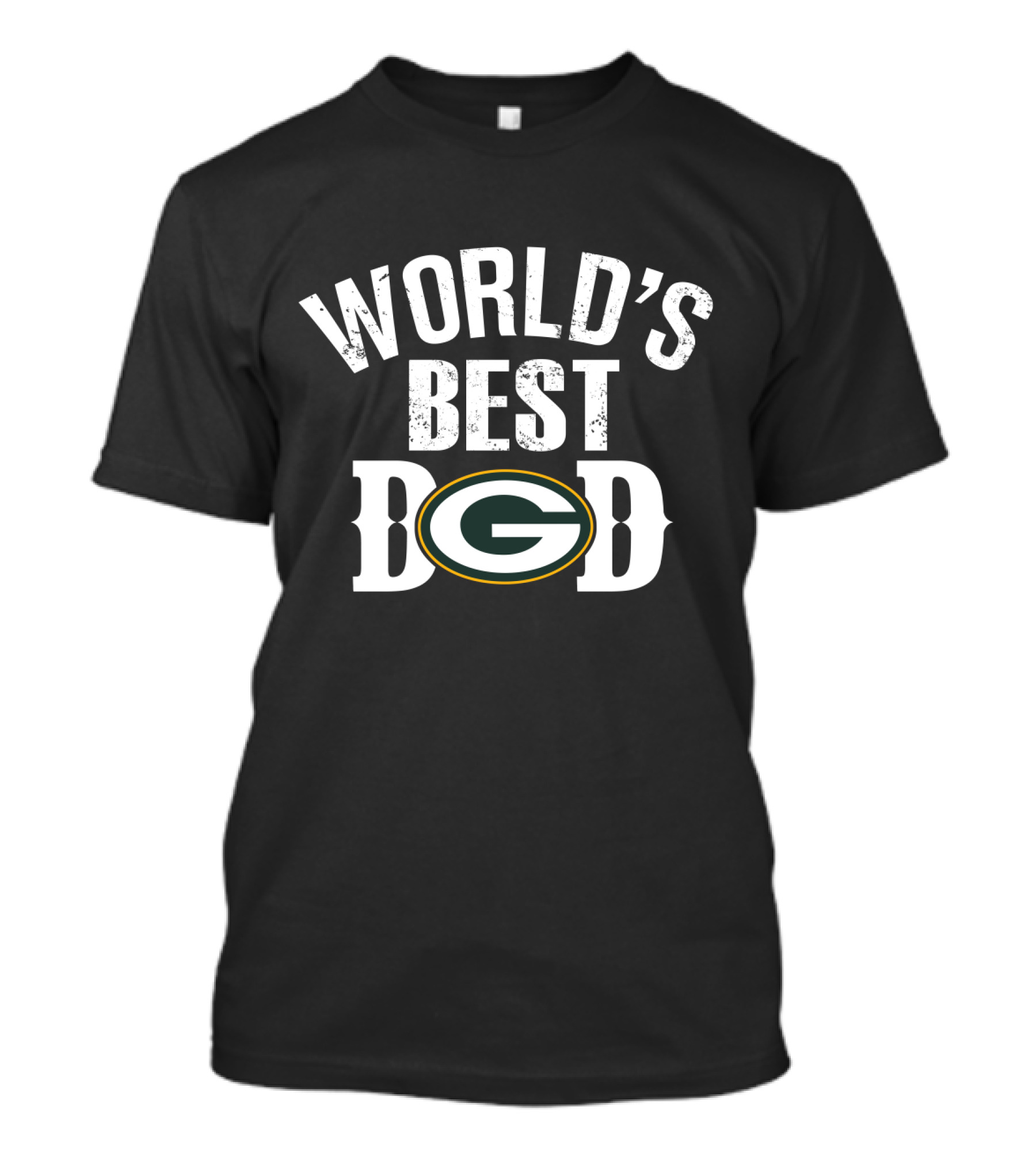 World's Best Dad Green Bay Packers T-Shirt