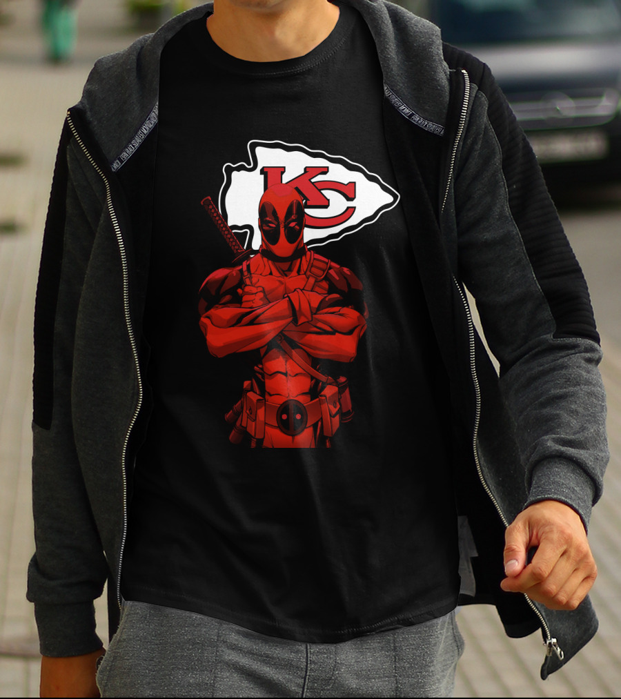Kansas City Chiefs Kc Superhero Mashup T-Shirt