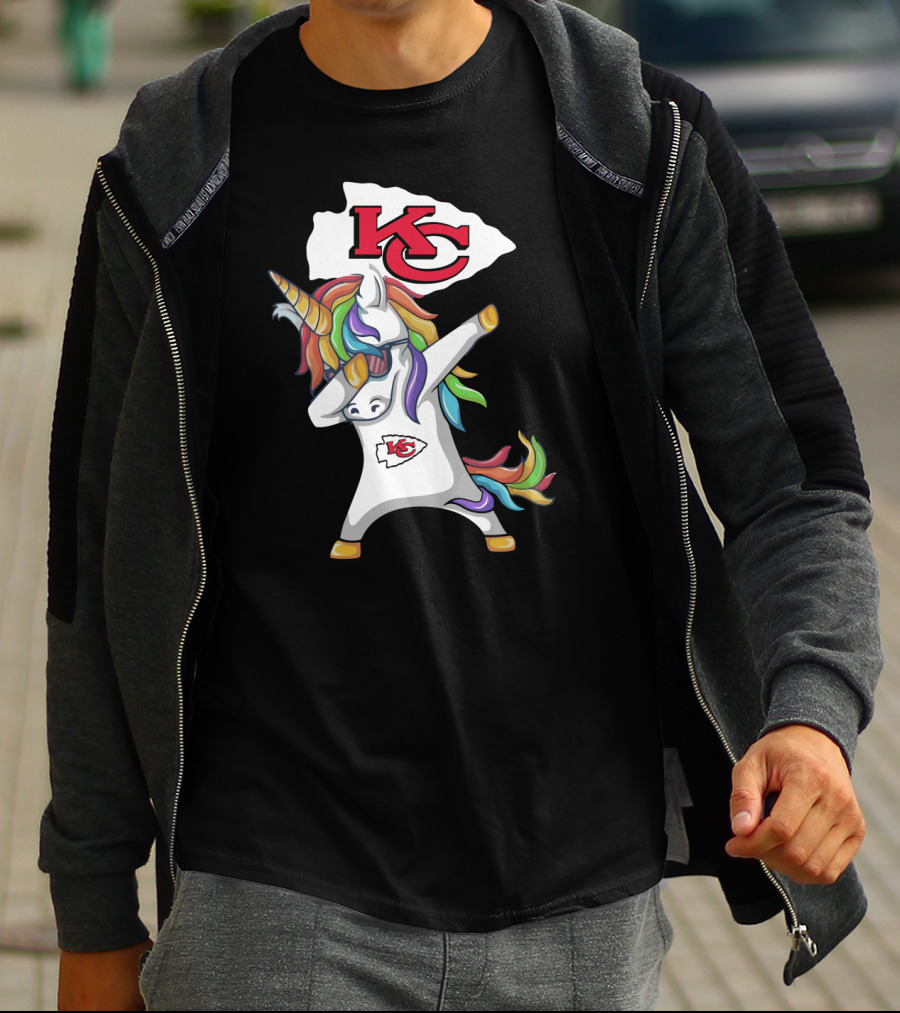 Kansas City Chiefs Unicorn Dab T-Shirt