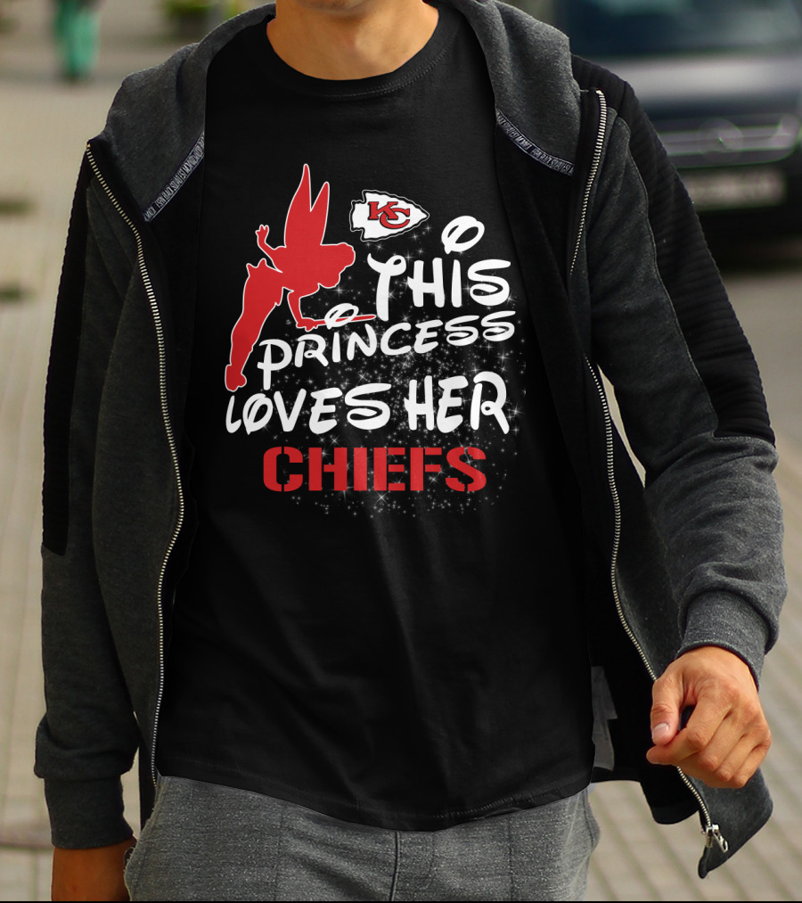 This Princess Loves Her Kansas City Chiefs T-Shirt