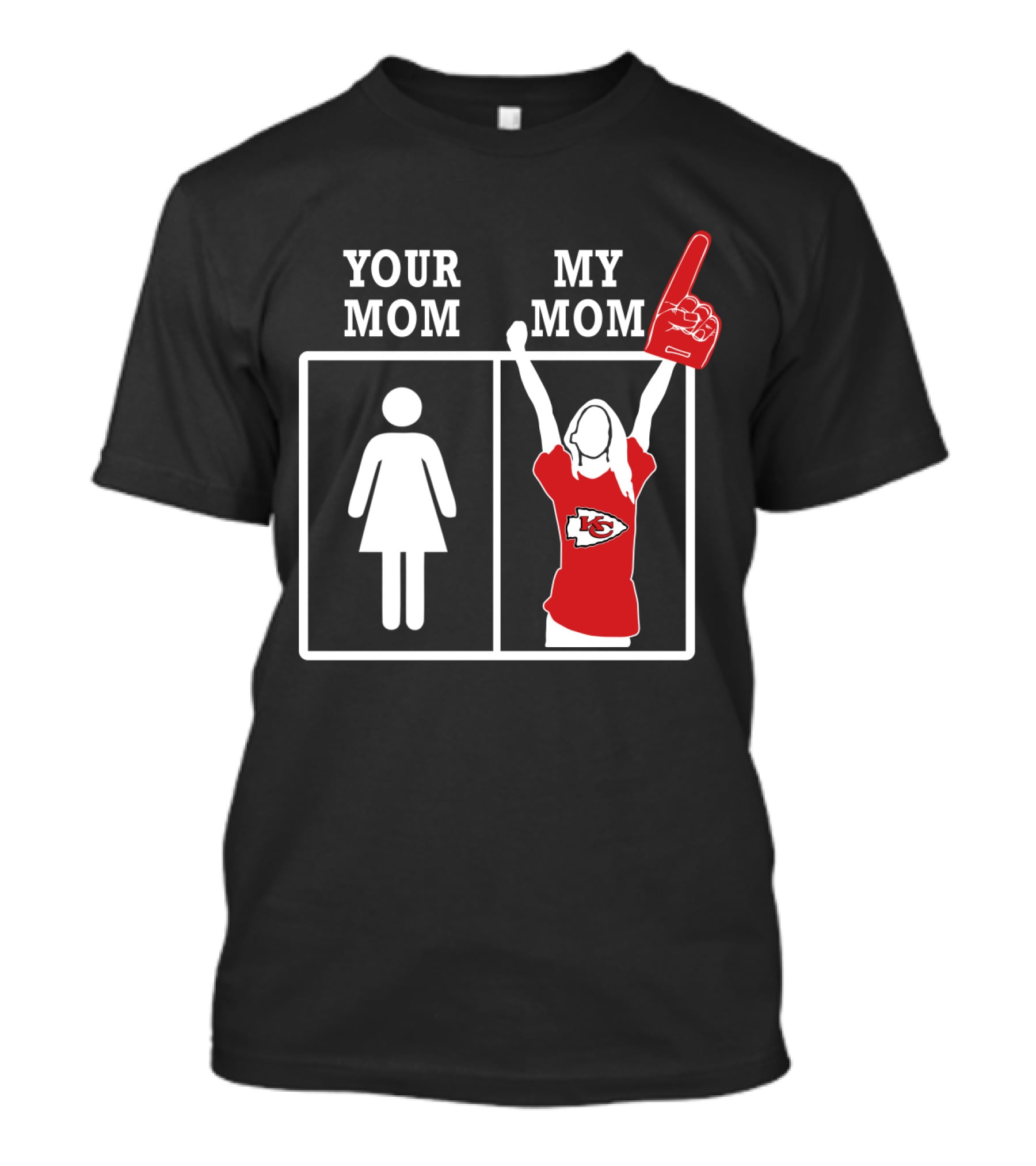 Your Mom My Mom Kansas City Chiefs T-Shirt