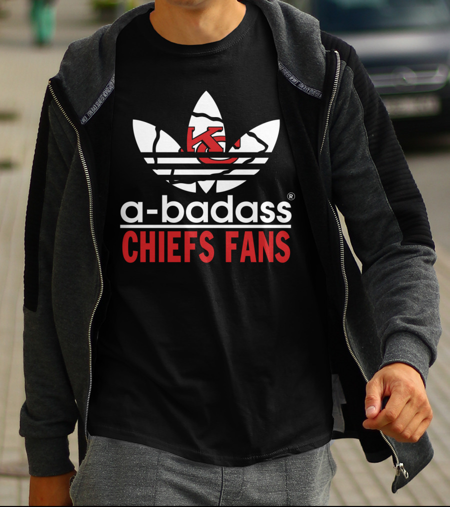 Kansas City Chiefs A-Badass Chiefs Fans Logo T-Shirt