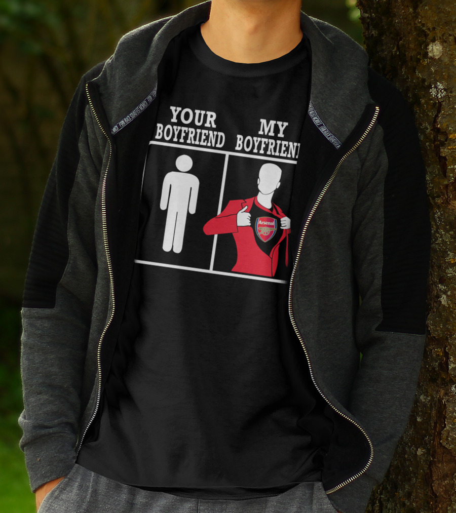Your Boyfriend My Boyfriend Arsenal T-Shirt