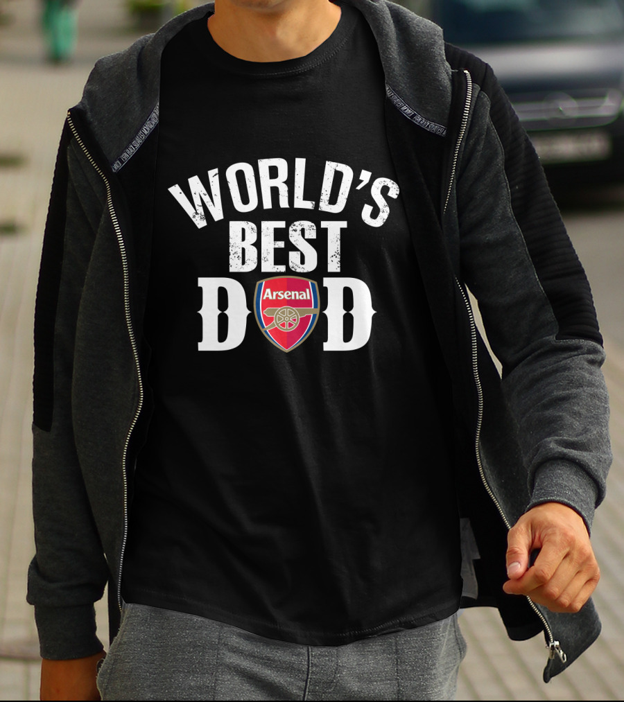 World's Best Dad Arsenal T-Shirt