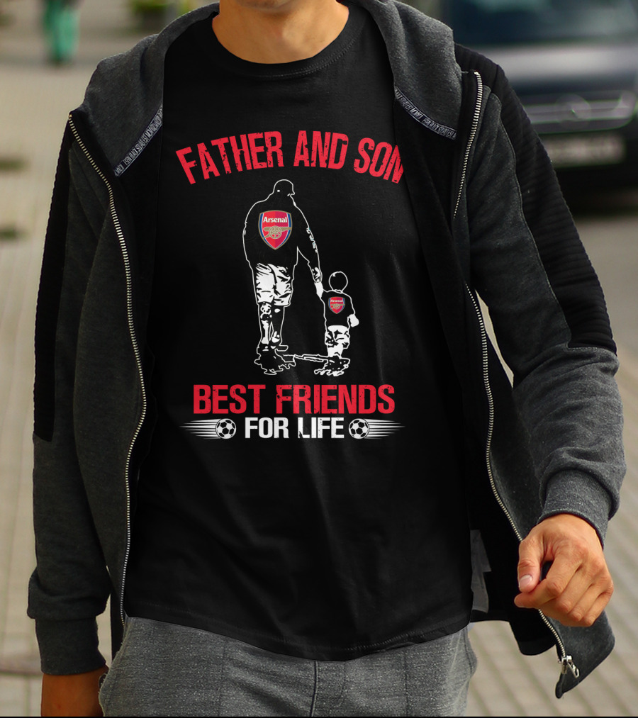 Father And Son Arsenal Best Friends For Life T-Shirt