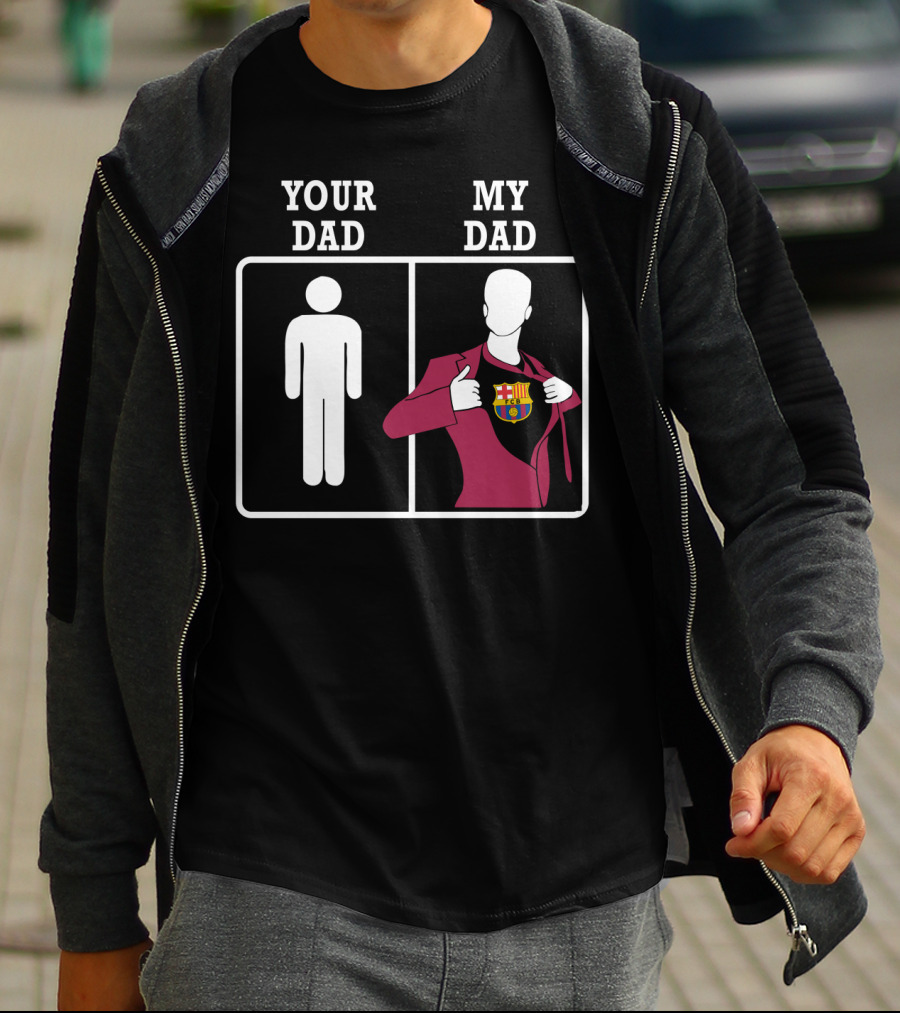 Your Dad My Dad Barcelona Crest T-Shirt