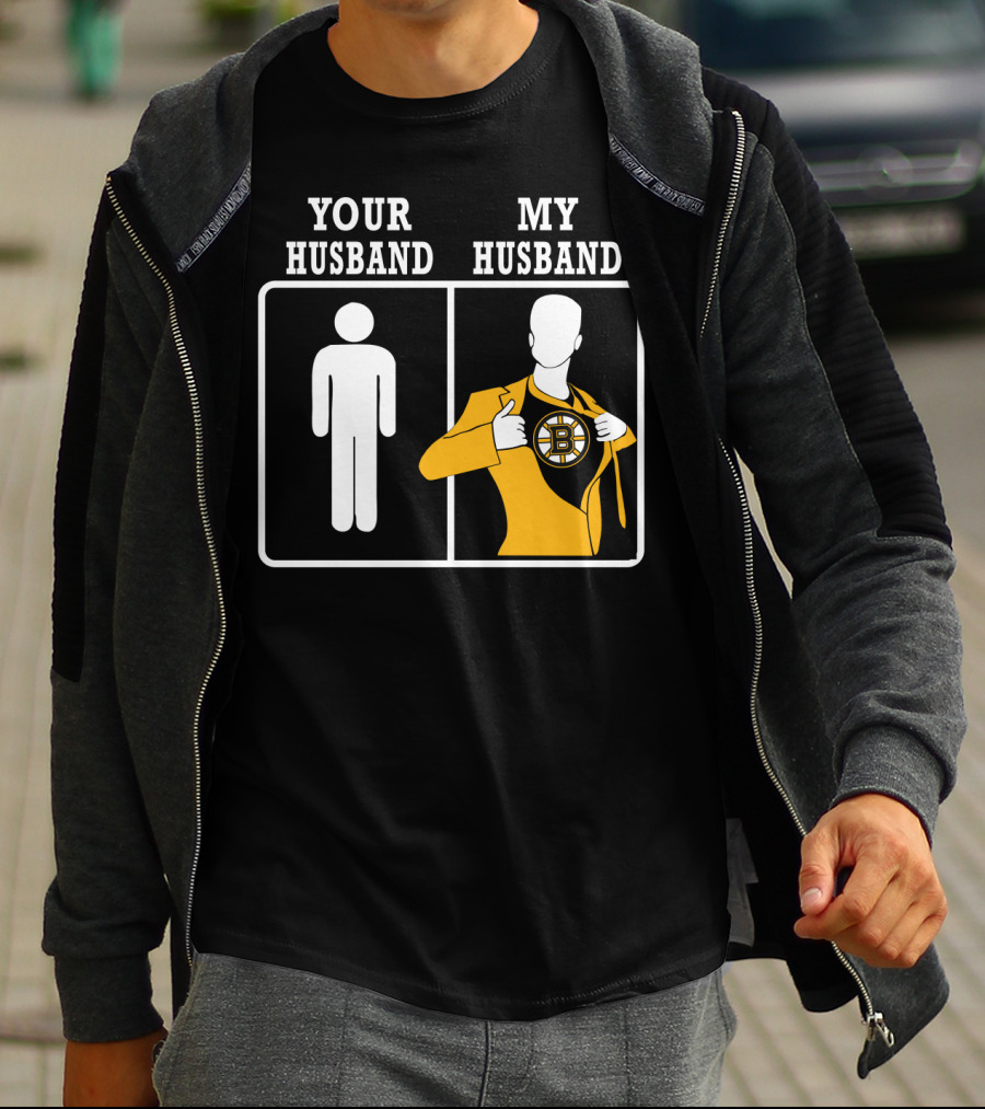 Your Husband My Husband Boston Bruins T-Shirt