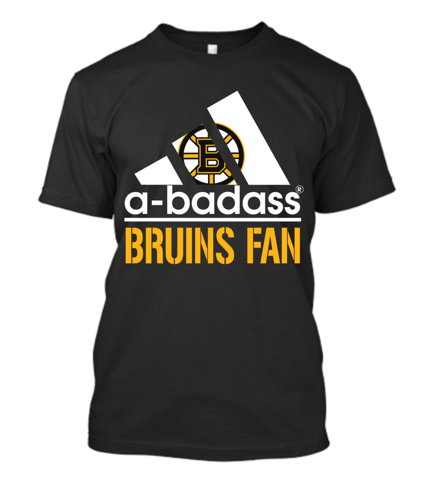 A-Badass Bruins Fan Boston Bruins T-Shirt