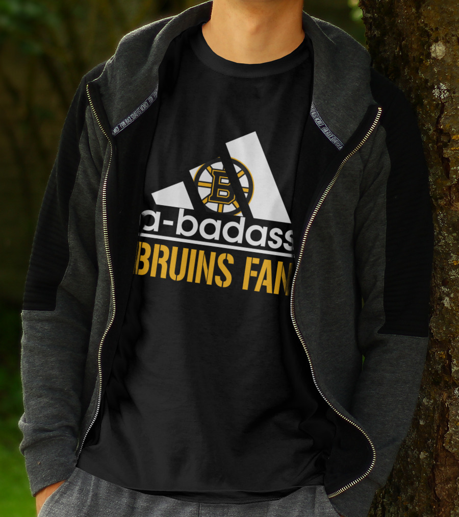 A-Badass Bruins Fan Boston Bruins T-Shirt