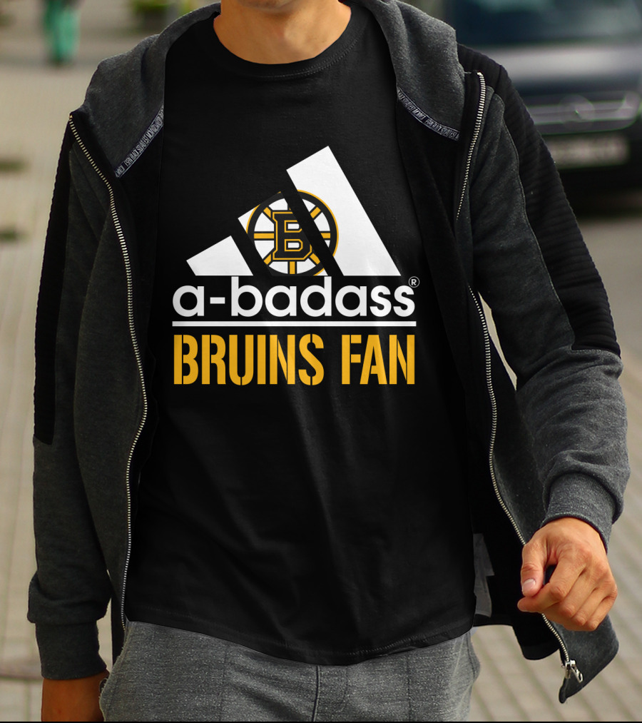 A-Badass Bruins Fan Boston Bruins T-Shirt