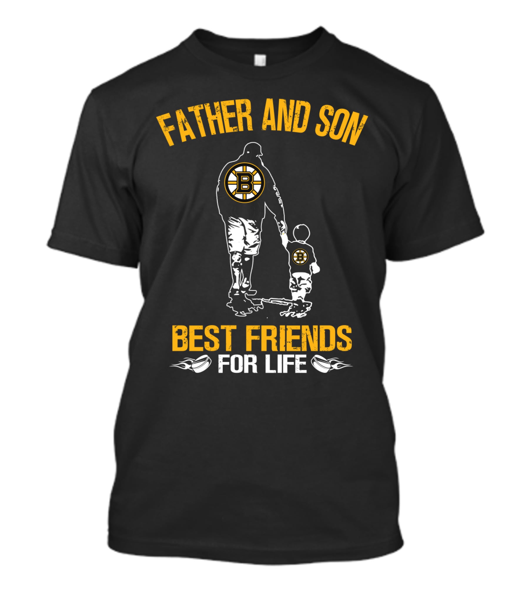 Father And Son Best Friends For Life Boston Bruins T-Shirt