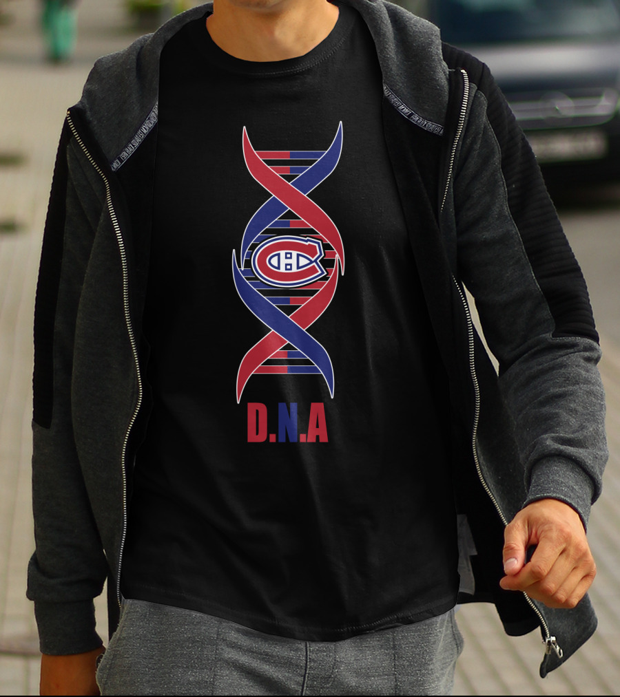 Montreal Canadiens Dna Logo Spiral T-Shirt