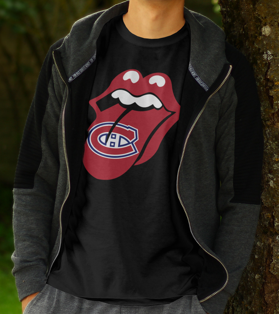 Montreal Canadiens Logo With Iconic Tongue And Lips T-Shirt
