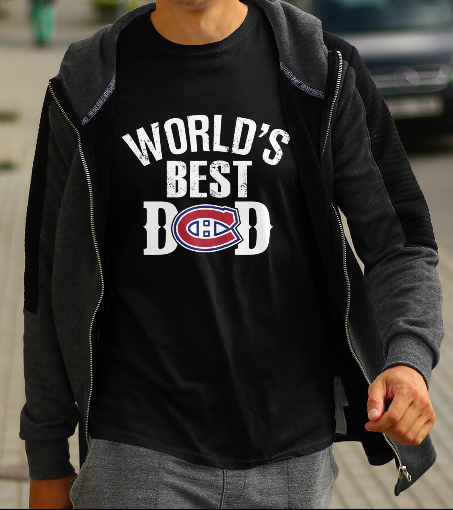 World's Best Dad Montreal Canadiens T-Shirt