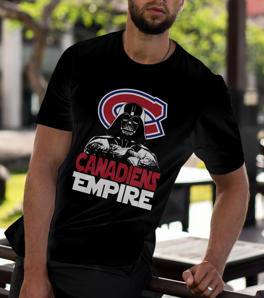 Montreal Canadiens Empire Darth Vader T-Shirt