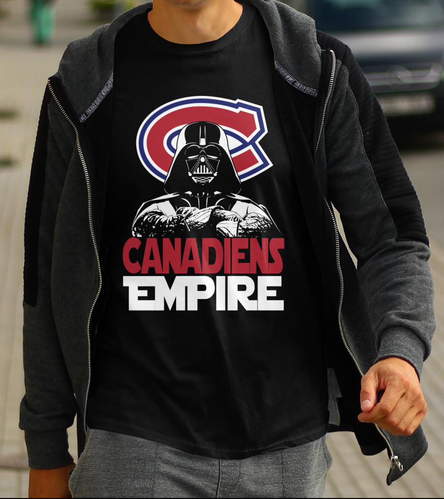Montreal Canadiens Empire Darth Vader T-Shirt