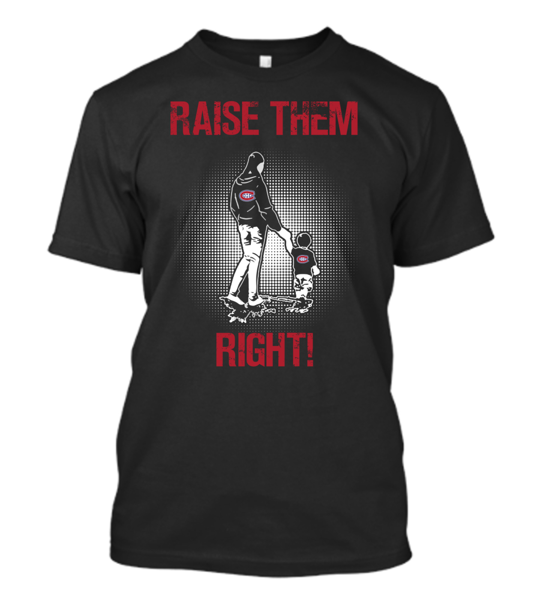 Raise Them Right Montreal Canadiens Walking Duo T-Shirt