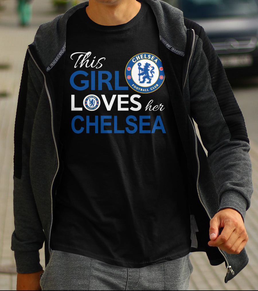 This Girl Loves Her Chelsea Football Club T-Shirt