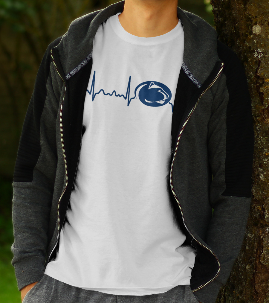 Penn State Heartbeat EKG Nittany Lions T-Shirt